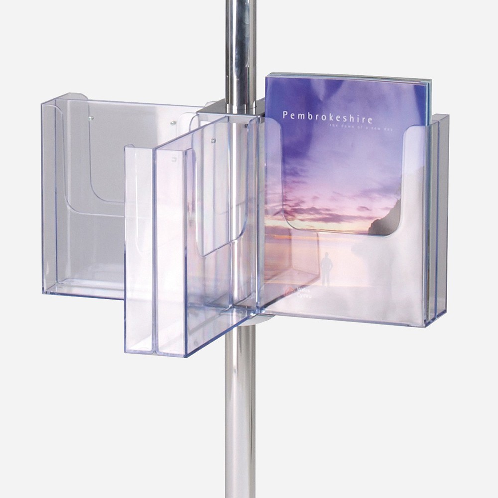 Pirouette Leaflet Dispenser - Mixed Tier Unit