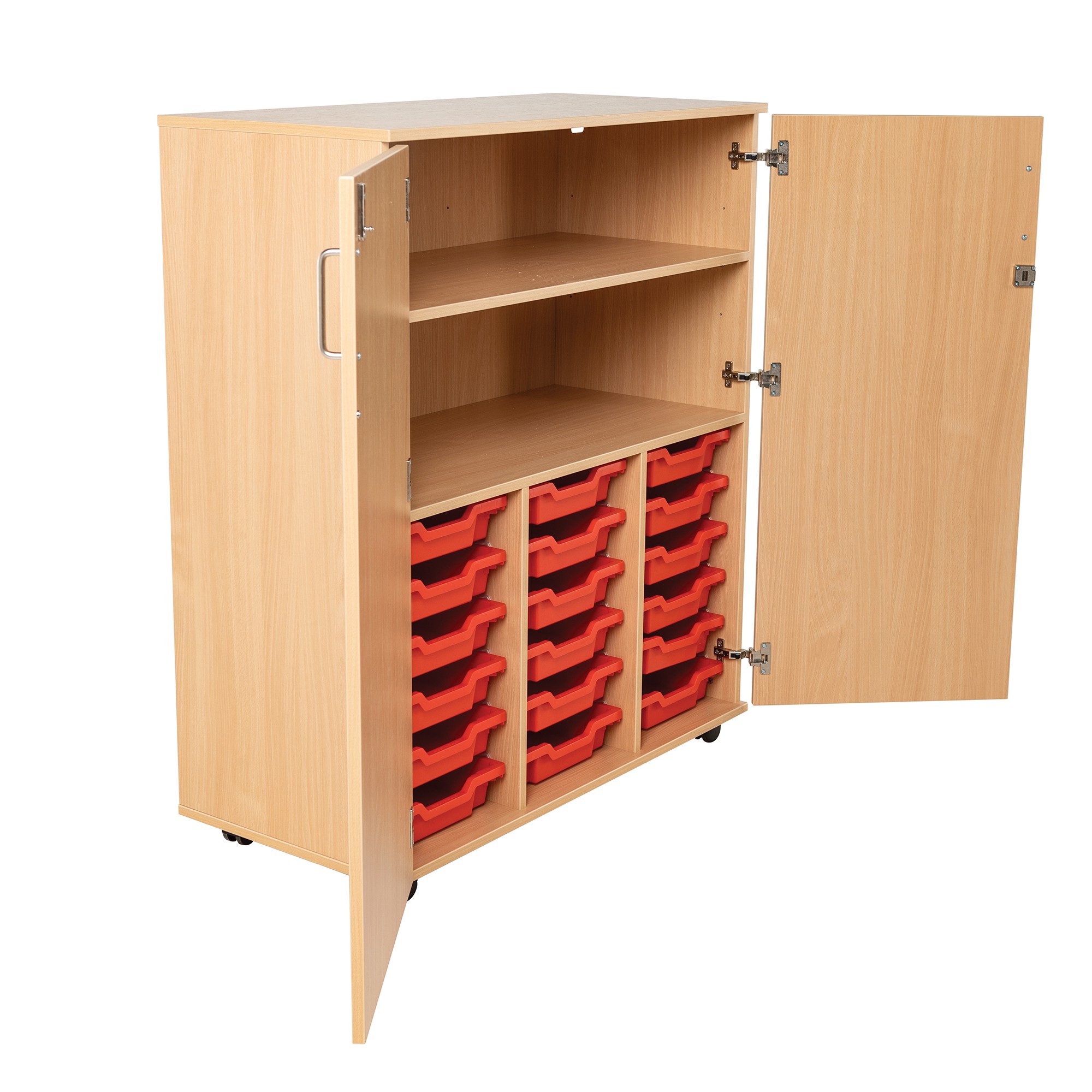 Stock Cupboard with Tray Storage