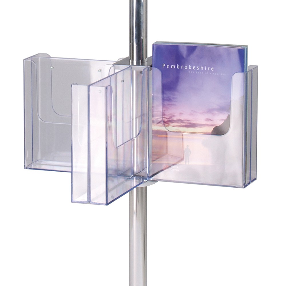 Pirouette Leaflet Dispenser - Mixed Tier Unit