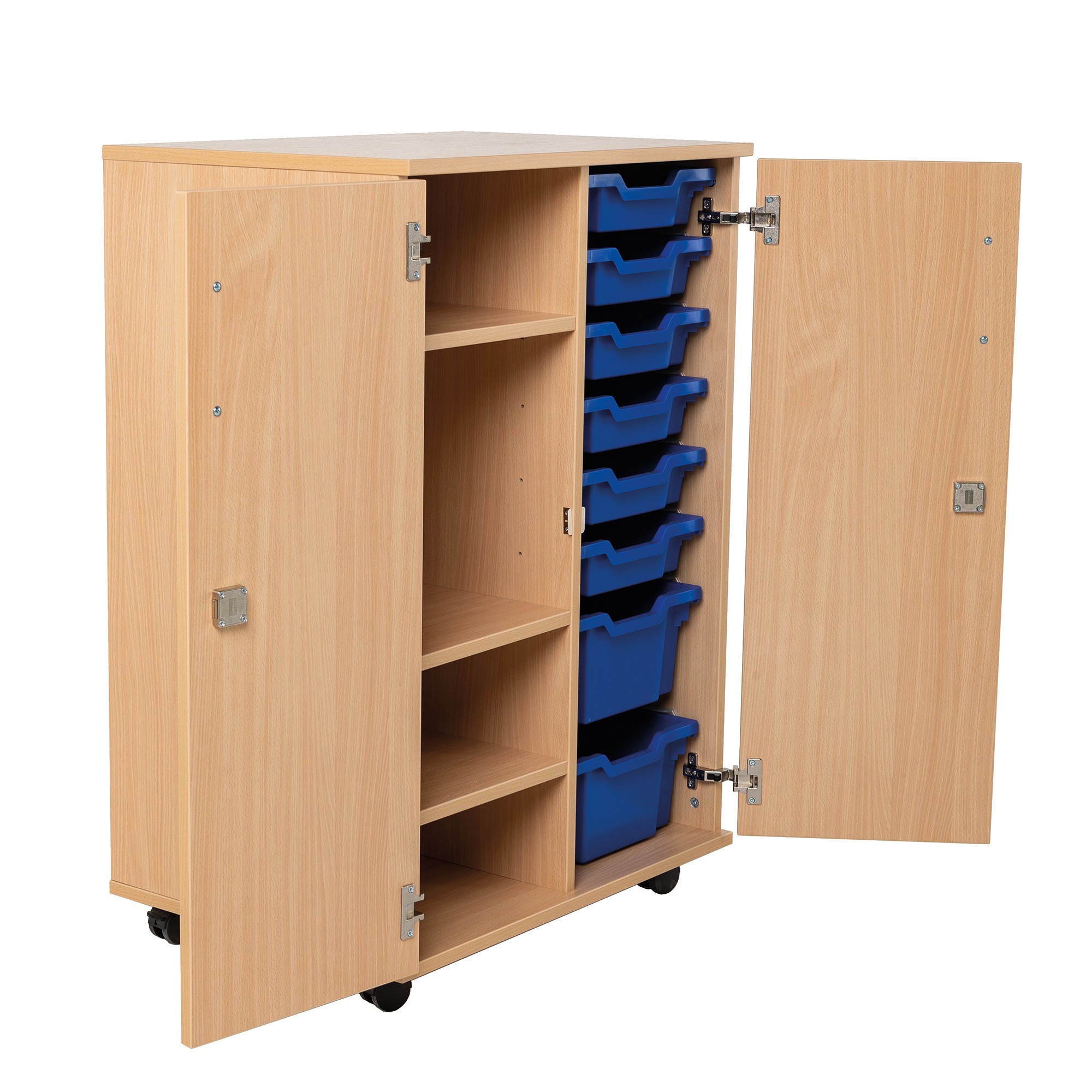 Mid-Sized Stock Cupboard With Trays 